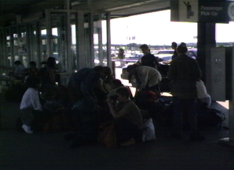 Plyc007.jpg - JFK Airport, New York, USA, 3 hours wait until the bus came to pick us up.